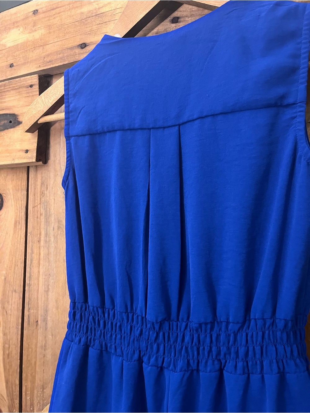 Monteau Los Angeles Cobalt Blue Wide Leg Jumpsuit XS - Picture 9 of 9